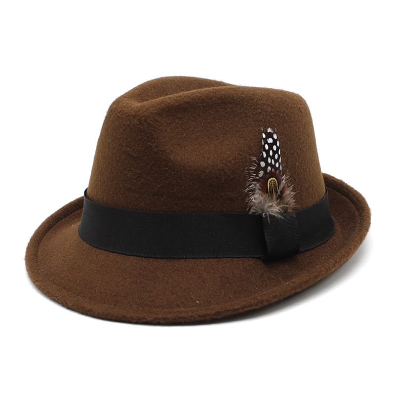 Kolding Feather Wool Trilby Hat