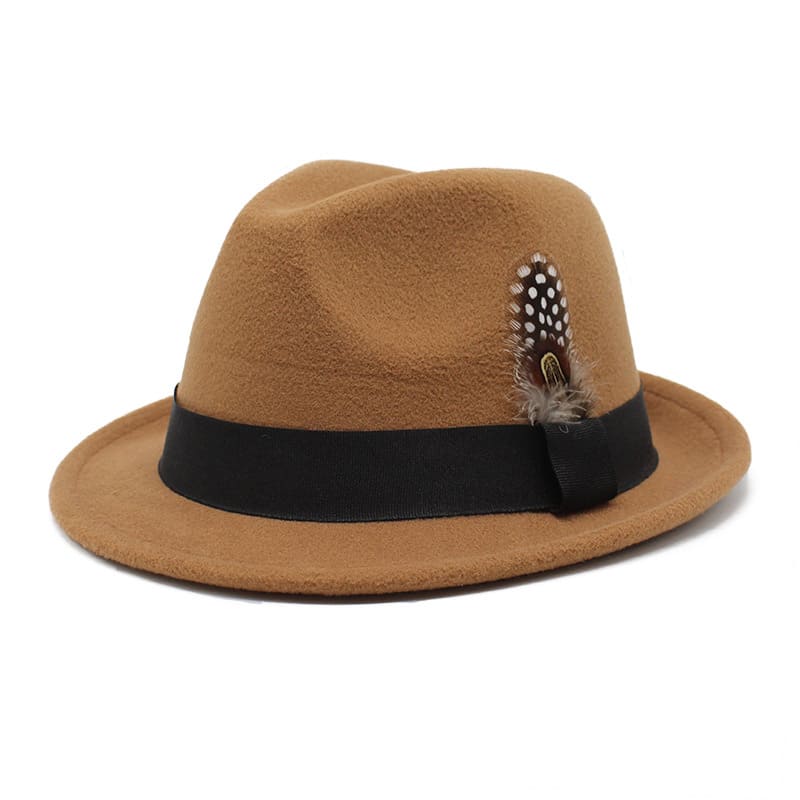 Kolding Feather Wool Trilby Hat