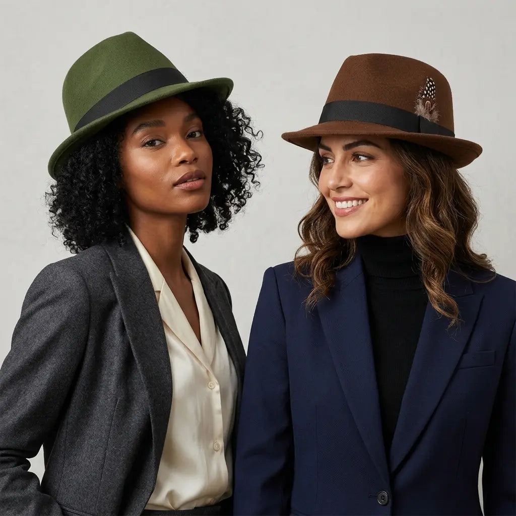 Kolding Feather Wool Trilby Hat