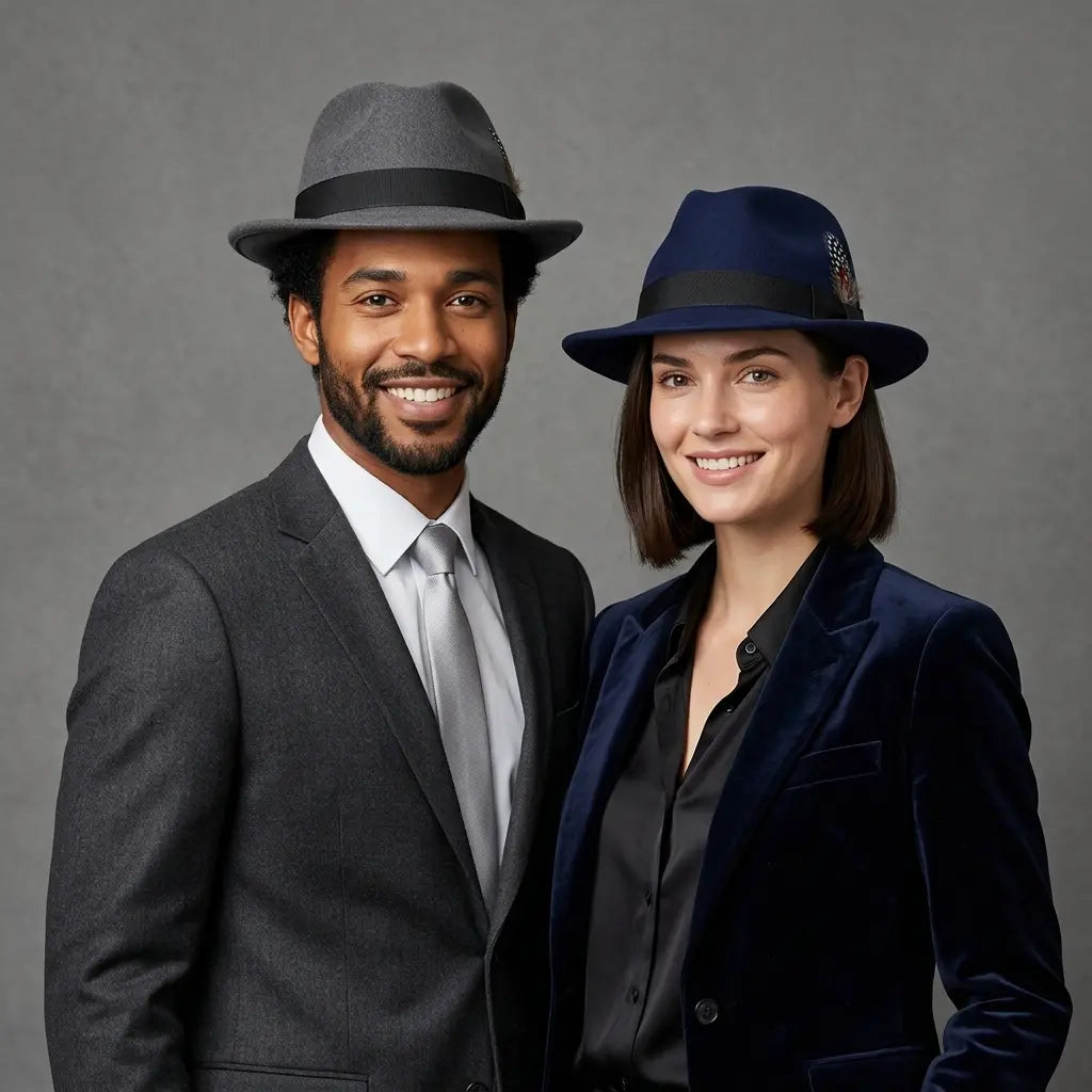 Kolding Feather Wool Trilby Hat