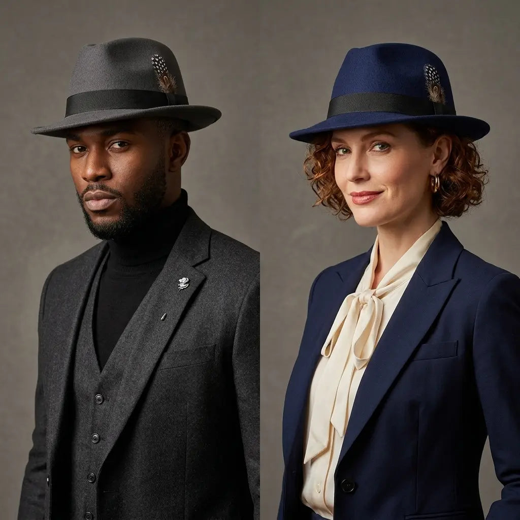 Kolding Feather Wool Trilby Hat