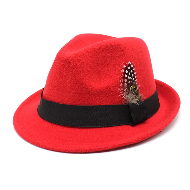 Kolding Feather Wool Trilby Hat