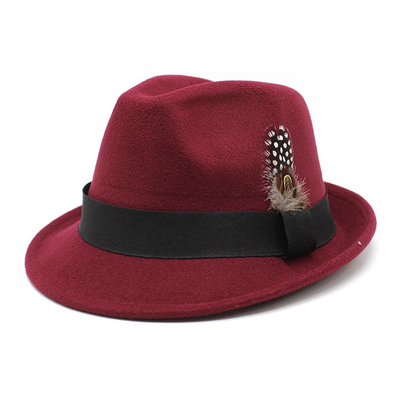 Kolding Feather Wool Trilby Hat