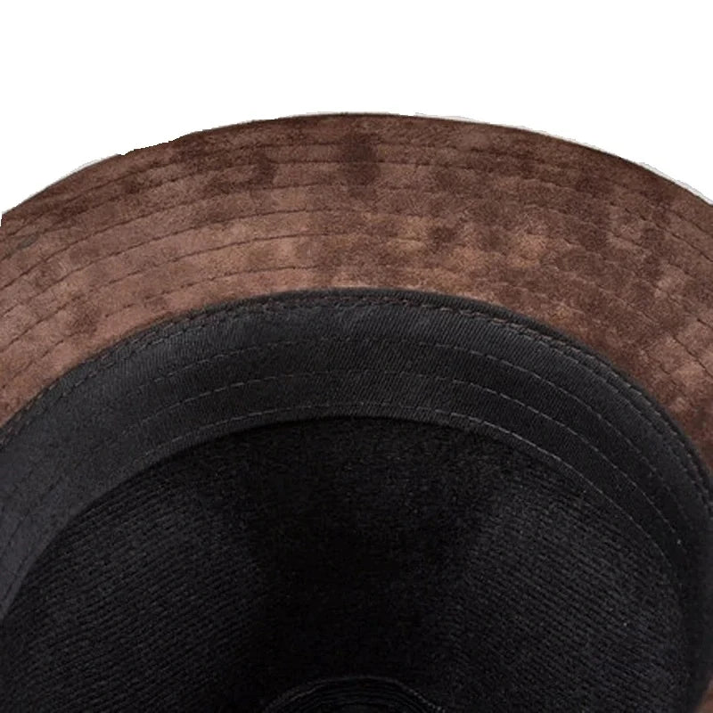 Lamarck Nubuck Genuine Leather Trilby Hat