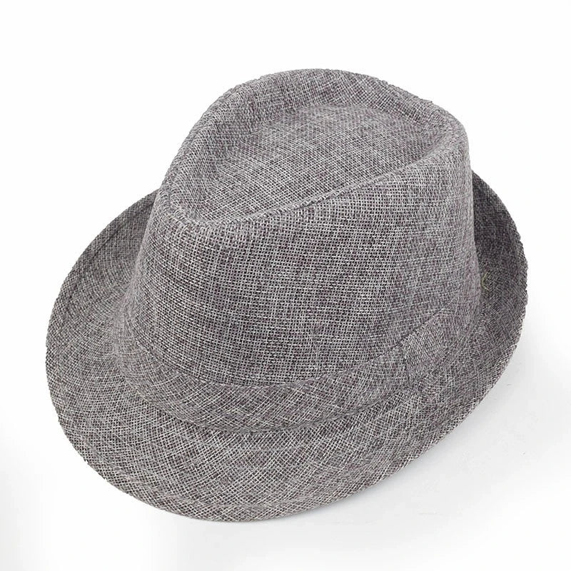Marseille Summer Linen Trilby Hat