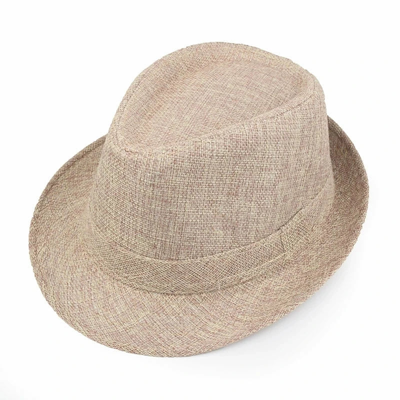 Marseille Summer Linen Trilby Hat