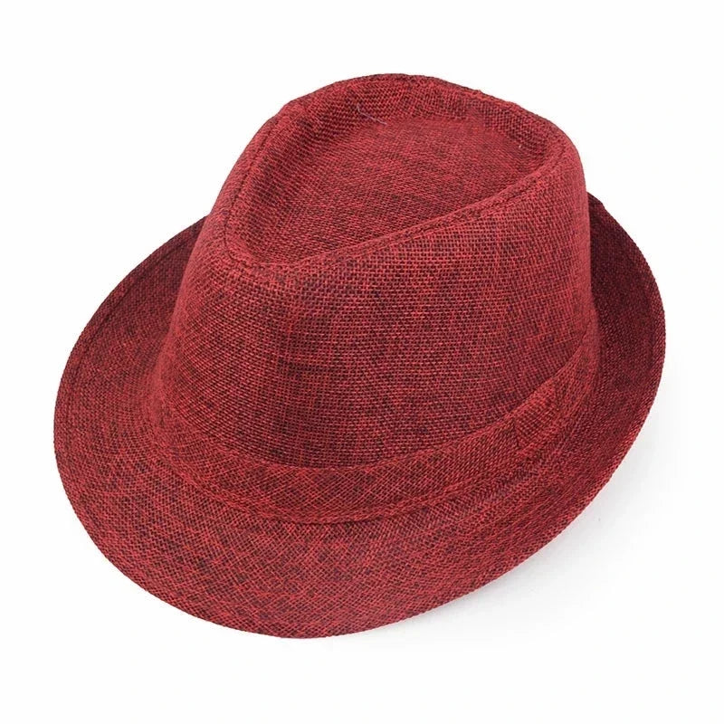 Marseille Summer Linen Trilby Hat