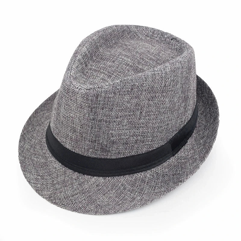 Marseille Summer Linen Trilby Hat