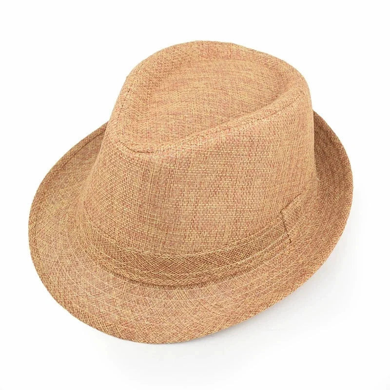 Marseille Summer Linen Trilby Hat