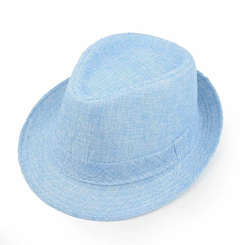 Marseille Summer Linen Trilby Hat