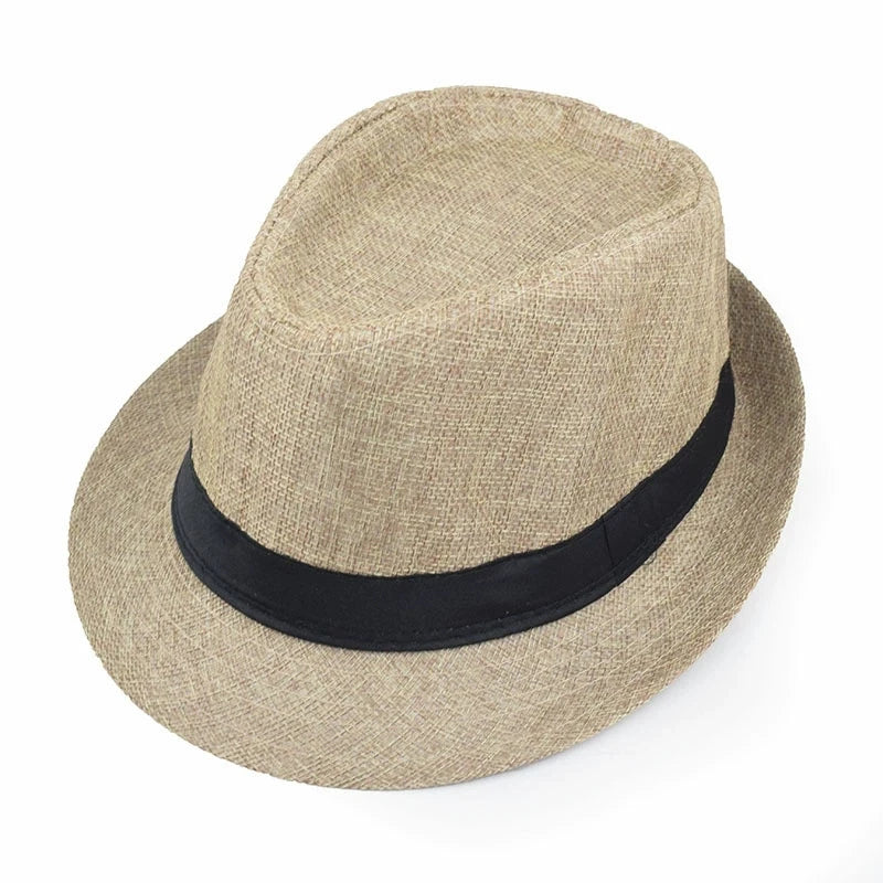Marseille Summer Linen Trilby Hat