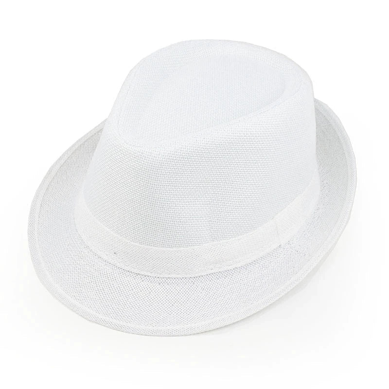 Marseille Summer Linen Trilby Hat