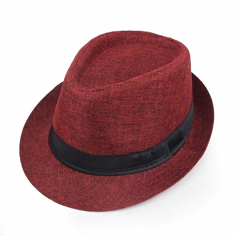 Marseille Summer Linen Trilby Hat