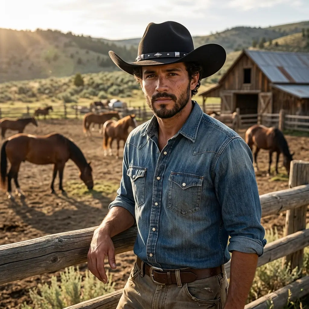 Montana Wide Brim Western Cowboy Hat