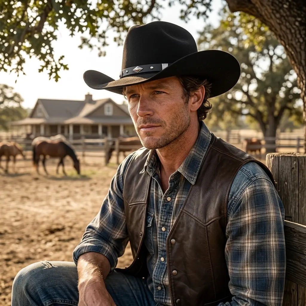 Montana Wide Brim Western Cowboy Hat