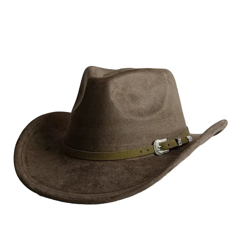 North Dakota Suede Western Cowboy Hat