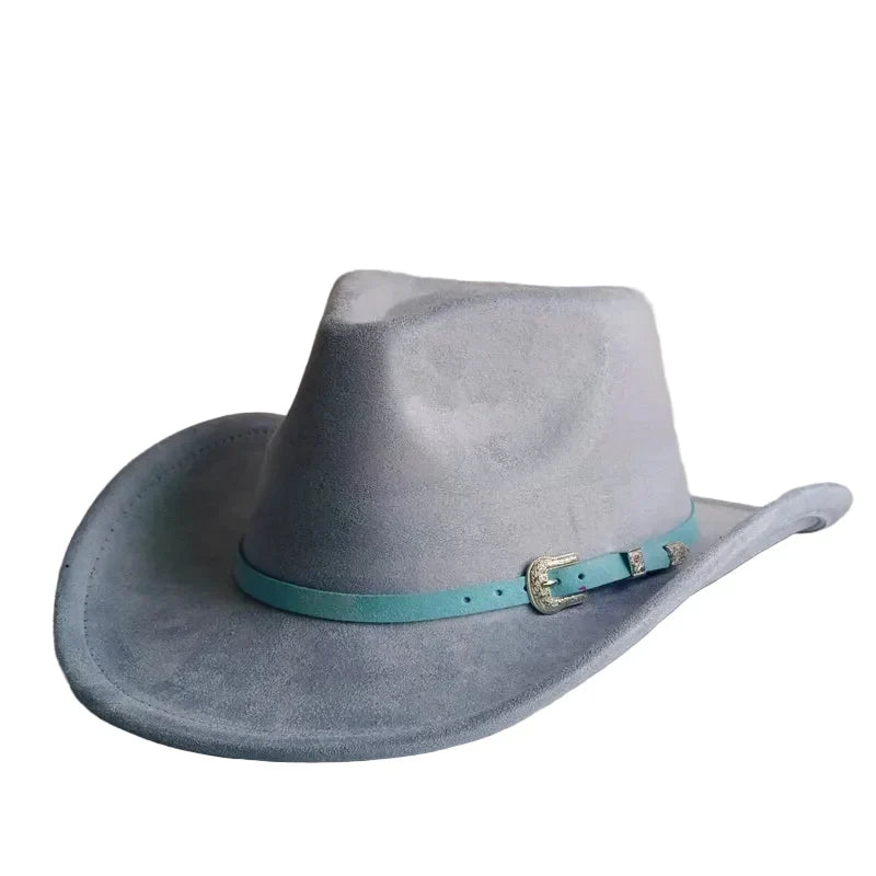 North Dakota Suede Western Cowboy Hat