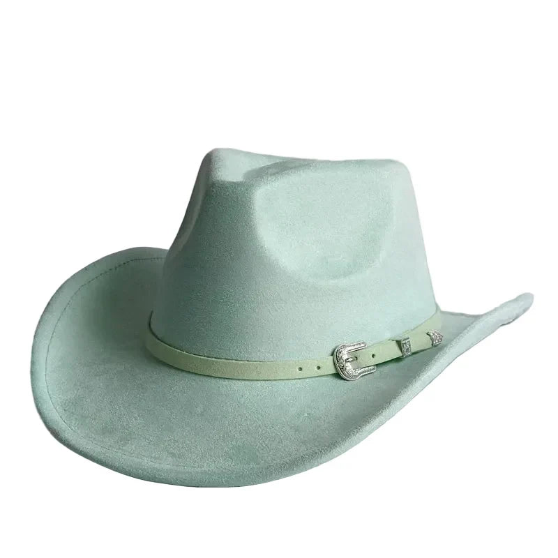North Dakota Suede Western Cowboy Hat