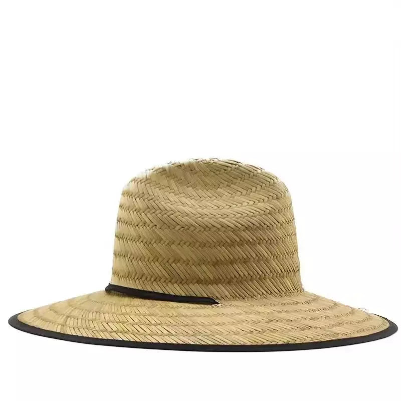 Panama Wide Brimmed Straw Sun Fedora Hat