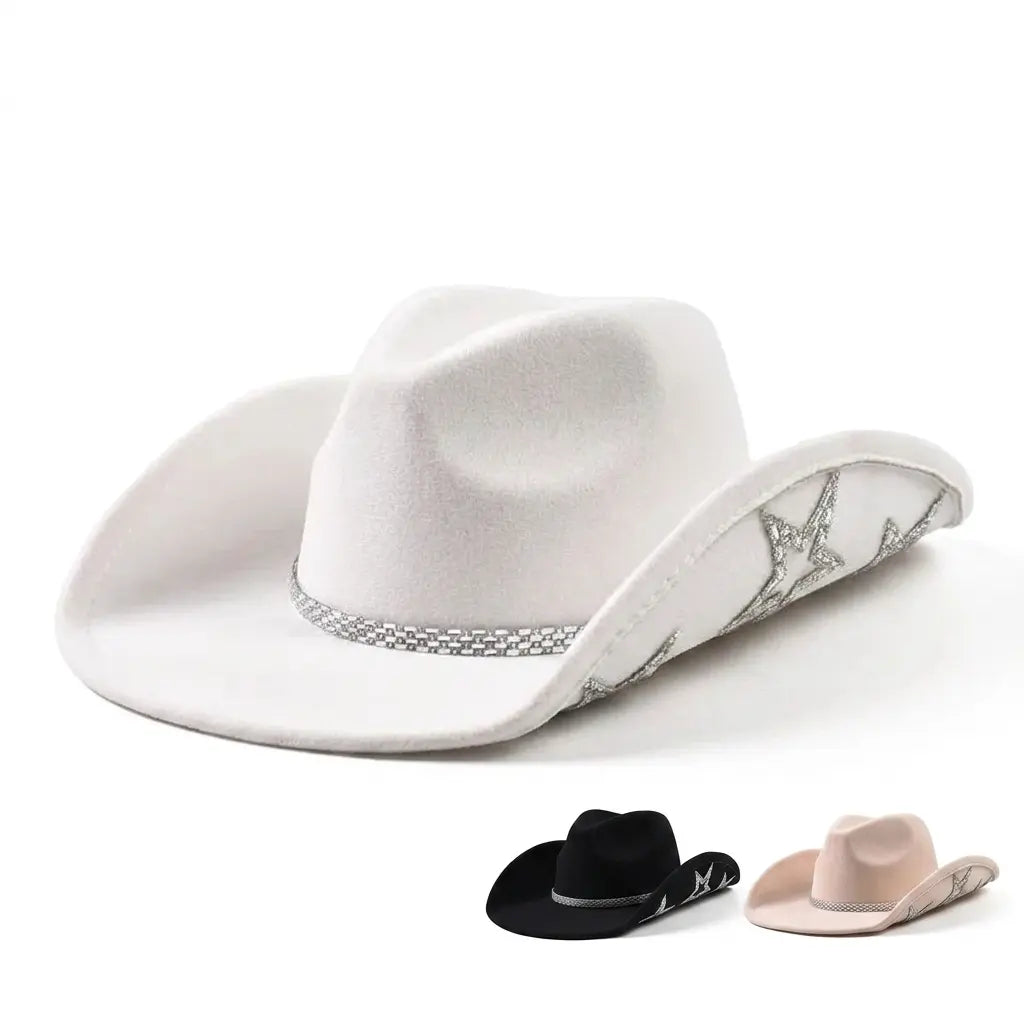 Rodeo Rhinestone Stars Western Cowboy Hat