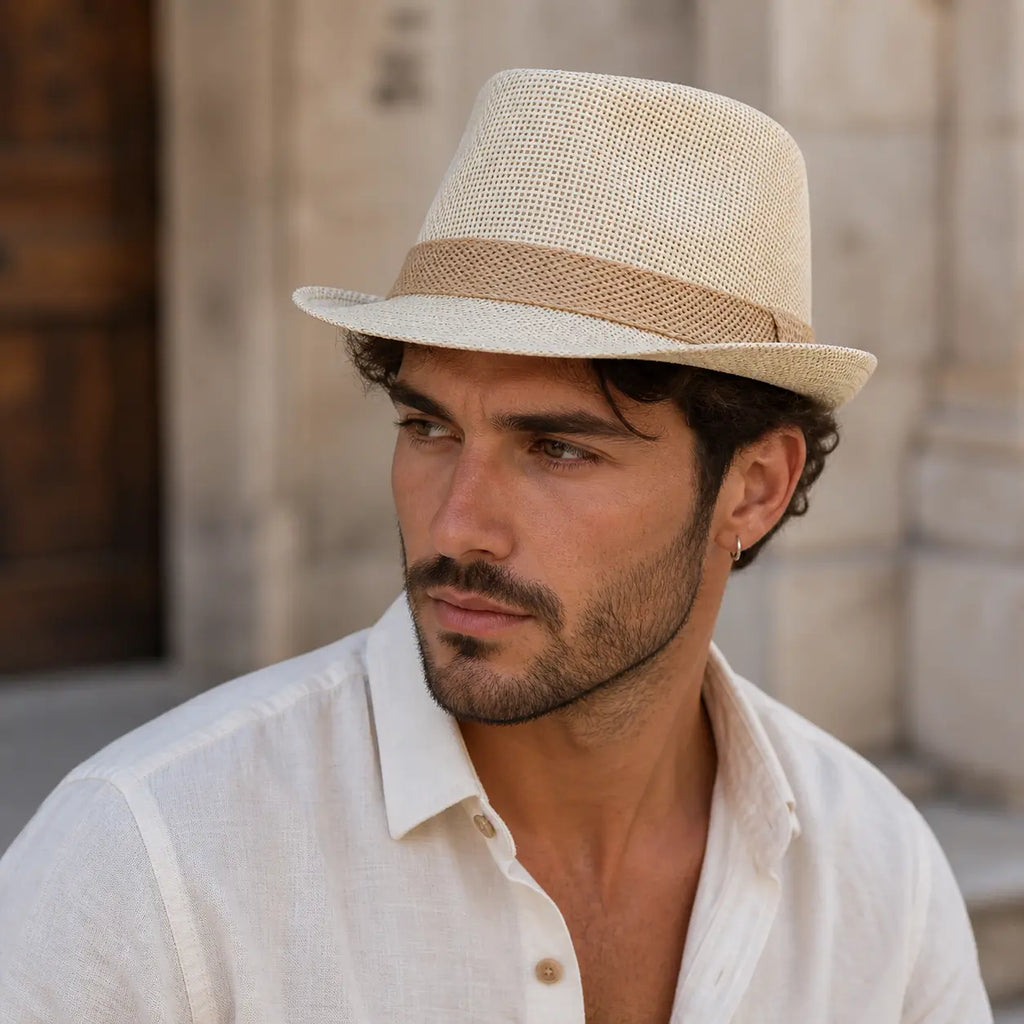 Sunset Whisper Summer Trilby Hat