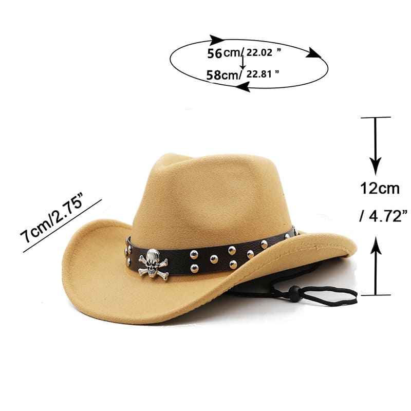The Caribbean Wool Cowboy Hat