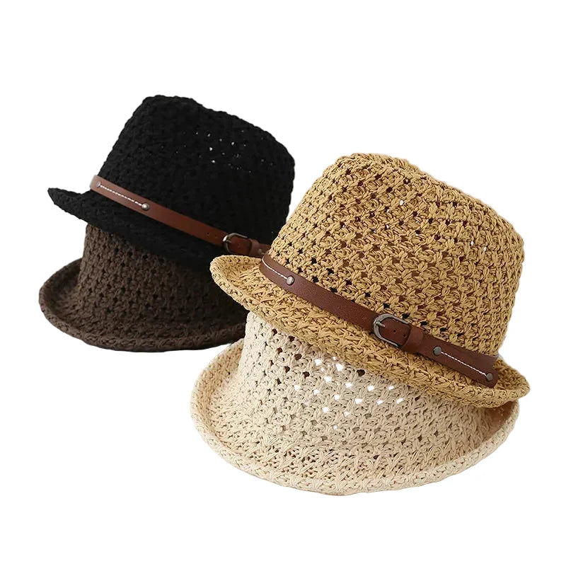 Trossard Summer Straw Trilby Hat
