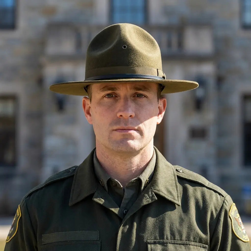 U.S. Marine Corps Green Wool Fedora Hat