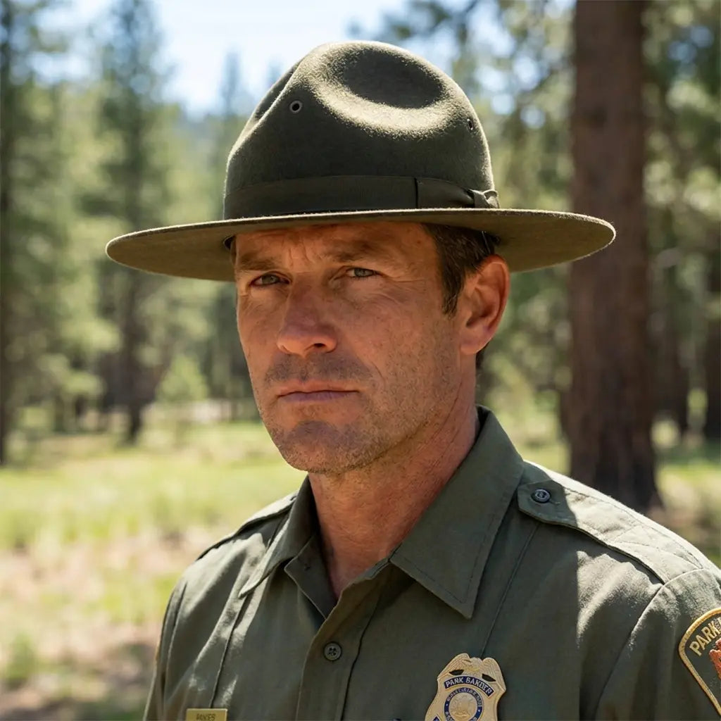 U.S. Marine Corps Green Wool Fedora Hat