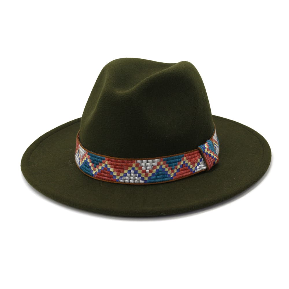 Weyer Triangle Band Fedora Hat