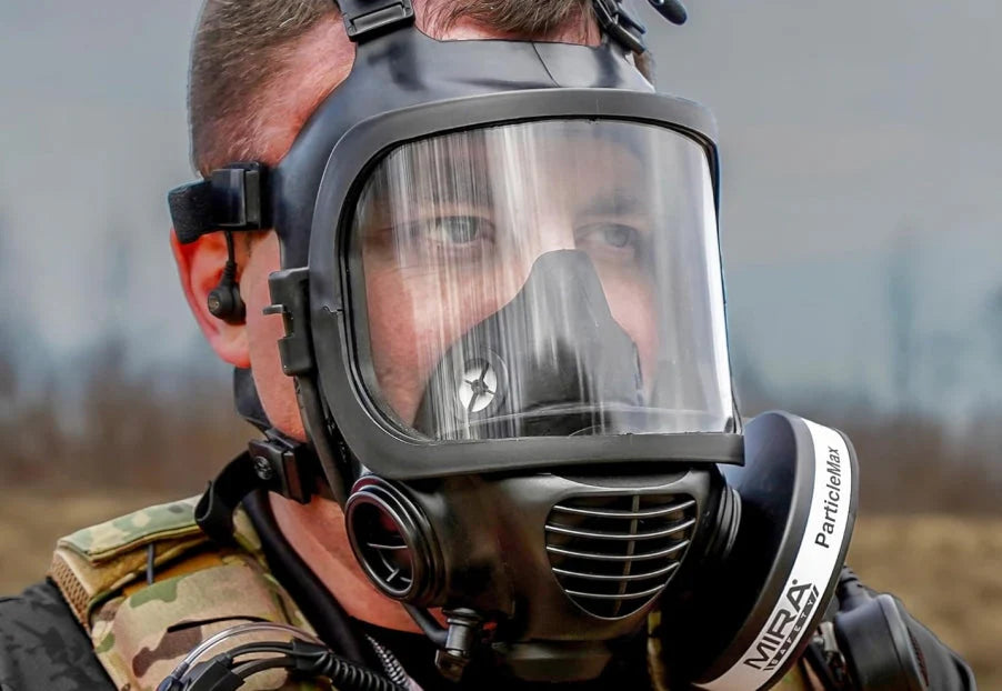 MIRA SAFETY CM-6M CBRN Full Face Gas Mask With Drinking System - CM-6M