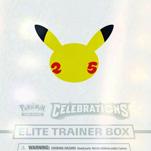 Pokemon Celebrations Elite Trainer Box with 10 Booster Packs, Greninja Foil Card, 65 Sleeves &amp; Energy Cards