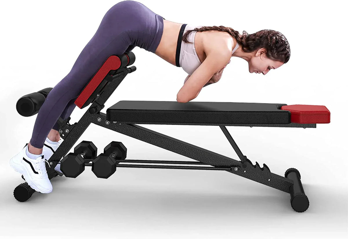 FINER FORM Adjustable Weight Bench With 3 Inch Cushion Pad