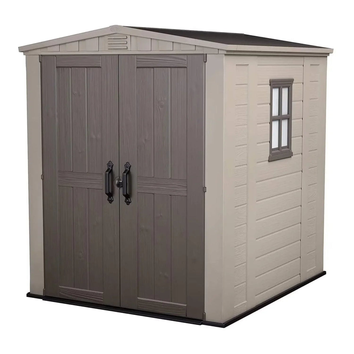 Keter Resin Outdoor Storage Shed, 8 x 11 Foot, 550 Cu. Ft., Taupe