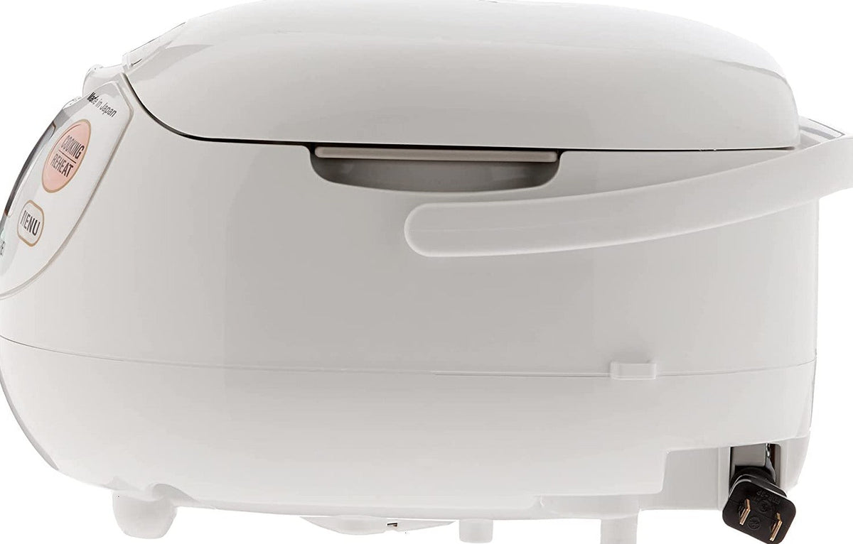 Zojirushi, Made in Japan Neuro Fuzzy Rice Cooker, 5.5-Cup, Premium White