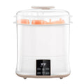 3-In-1 Baby Bottle Steam Sterilizer And Dryer With LED Monitor, 10 Bottles, White, 12 x 8 x 16 in