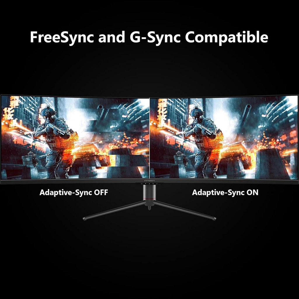 INNOCN 49" Curved Gaming Monitor, 144Hz, HDR400, USB-C, 49C1G
