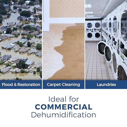 ALORAIR Commercial Dehumidifier 113 Pint, Blue, 1200 Square Feet - HD55 Blue