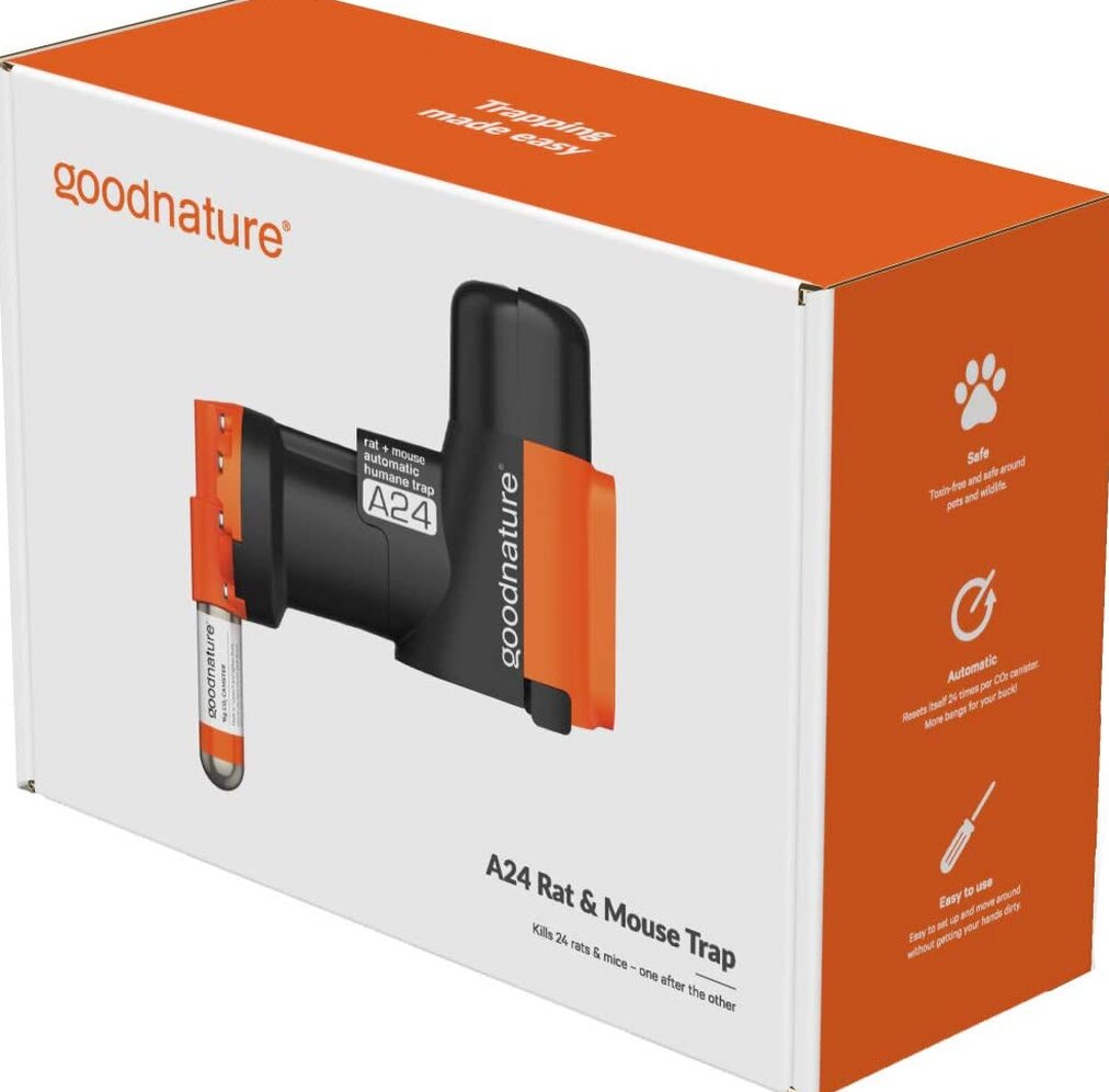A24 Rat &amp; Mouse Trap Kit Without Counter. Humane &amp; Non-Toxic Rodent Control System That Kills Rodents Repeatedly