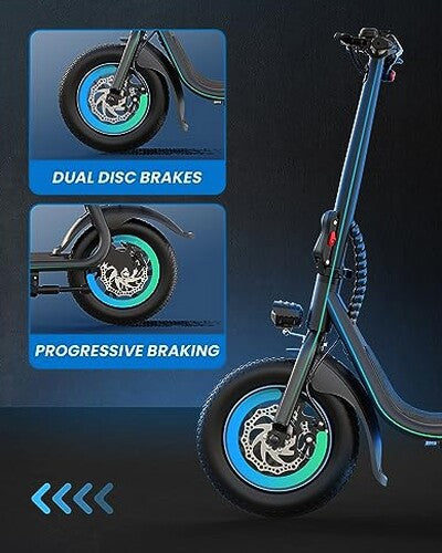 URBANMAX C1 Electric Scooter with Seat, 450W Powerful Motor up to 22 Miles Range