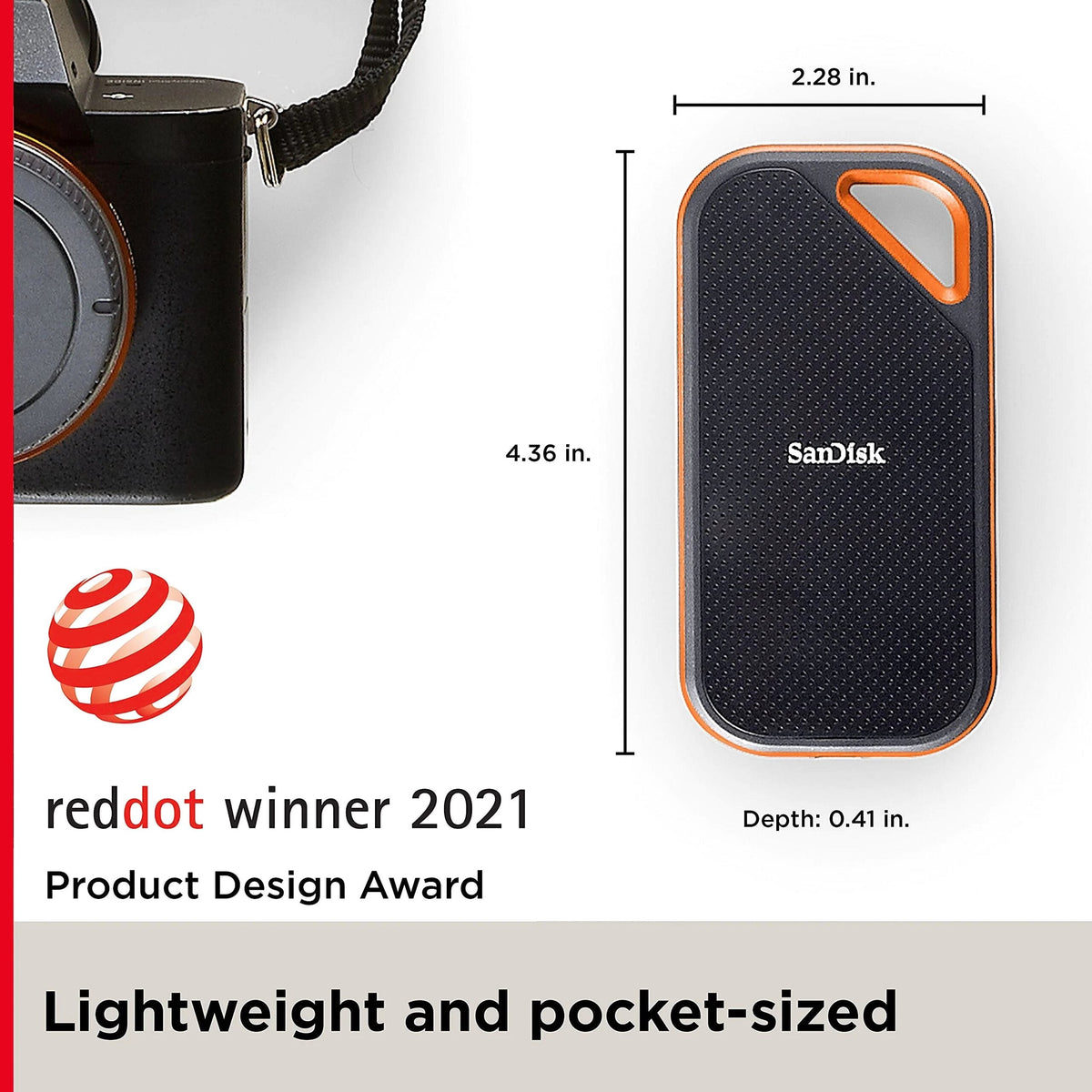 SanDisk 1TB Extreme PRO Portable SSD - Up to 2000MB/s