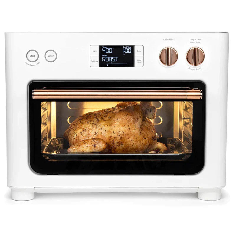 Matte White Air Fry Oven With 14-in-1 Cooking Modes And Wifi