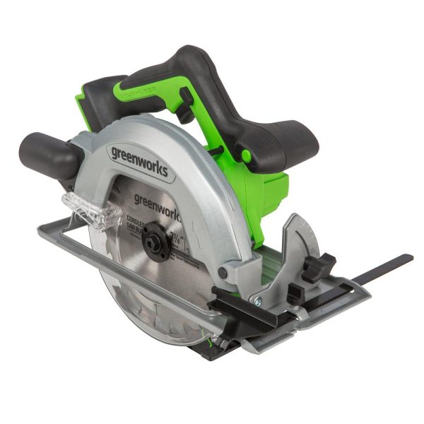 24V Brushless 7-1/4 in Cordless Circular Saw, Bare Tool - Variable Speed