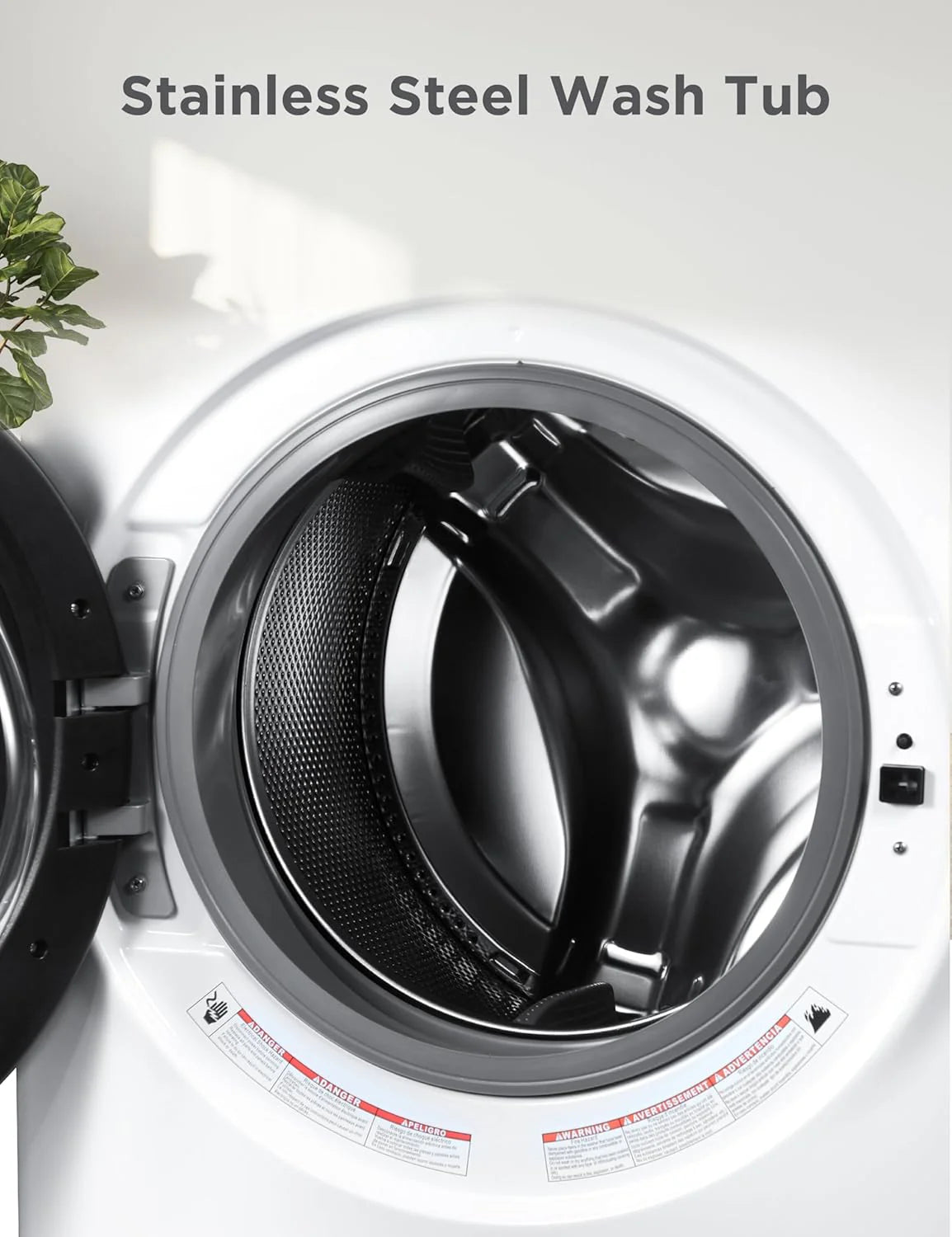 BLACK+DECKER Portable Washing Machine, 0.9 Cu. Ft., 5 Wash Cycles