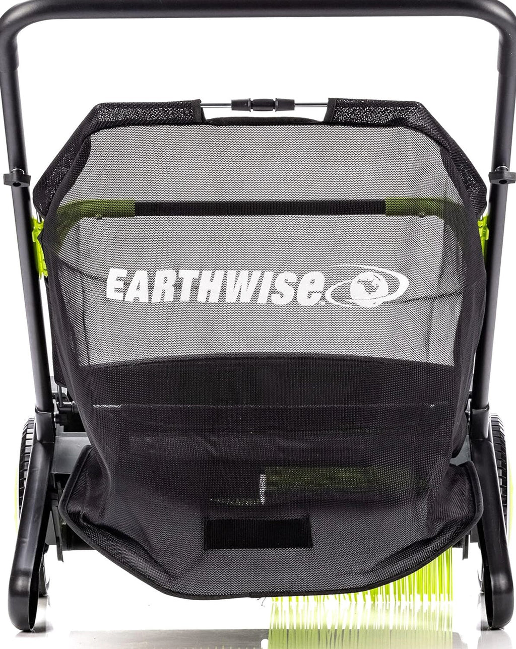 21-Inch Width Leaf &amp; Grass Push Lawn Sweeper, Black