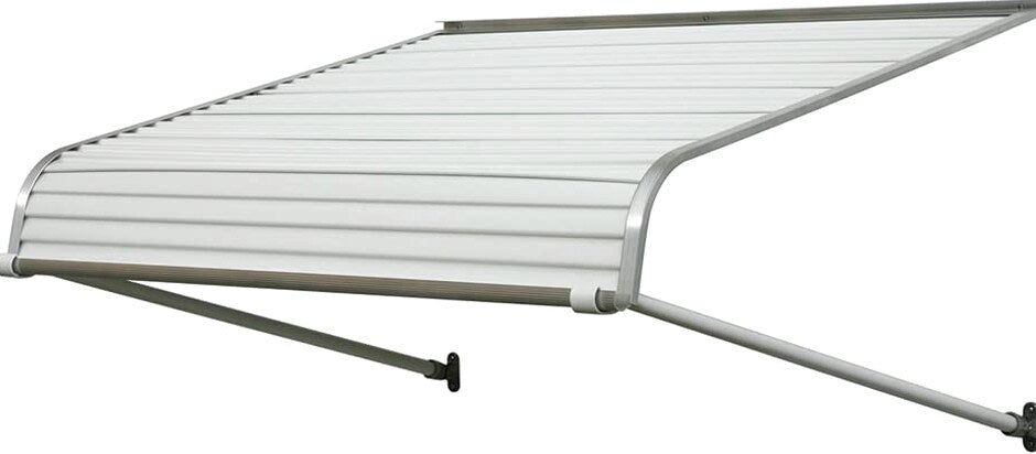 NuImage Awnings 60425 Series 2500 Aluminum Door Canopy with Support Arms