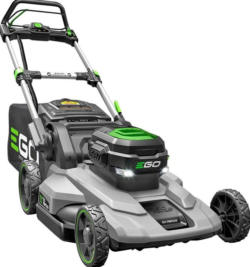 EGO Power+ LM2102SP-A 21-Inch 56-Volt Lithium-ion Self-Propelled Cordless Lawn Mower (2) 4.0Ah Battery and Rapid Charger Included