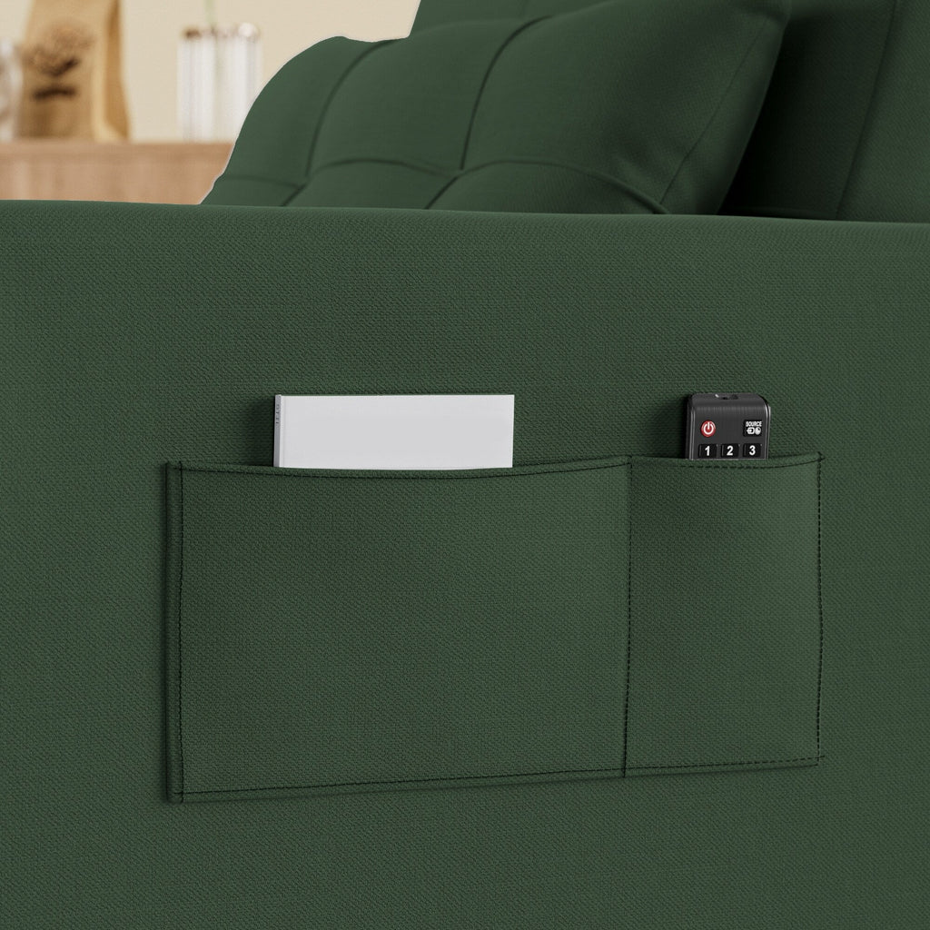 3-in-1 Adjustable Pull-Out Sleeper Sofa Bed With 330 Pounds Capacity