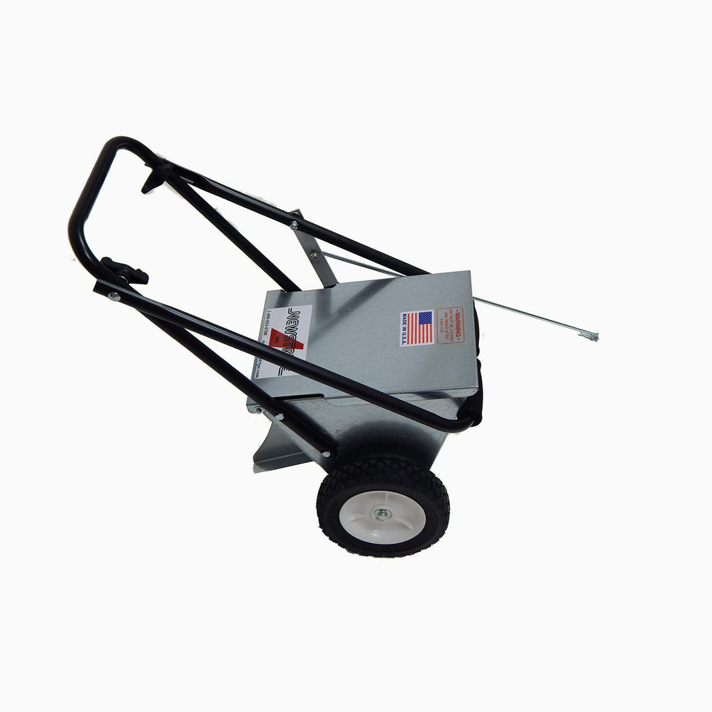 Newstripe NewLiner HD 50 lb Heavy Duty Dry Line Marker (Part #10001744) | Precision 2" or 4" Lines | Galvanized Steel | 10" Pneumatic Tires | For Baseball, Tracks &amp; Events | Made in USA