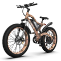 Aostirmotor 1500W Electric Mountain Bike, 26" Fat Tires, 48V 15Ah Battery, Aluminum Frame, Disc Brakes, Shimano 7-Speed, Suitable for Adults